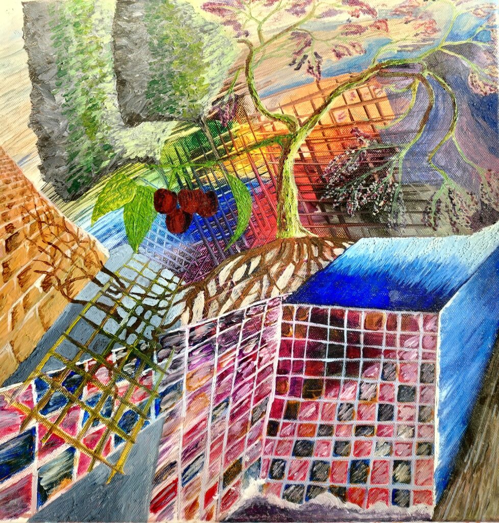 Auteur: Desarts13​ Titre: Anonimer​ Date: 18/11/2021​ Dimension: 39 x 39cm